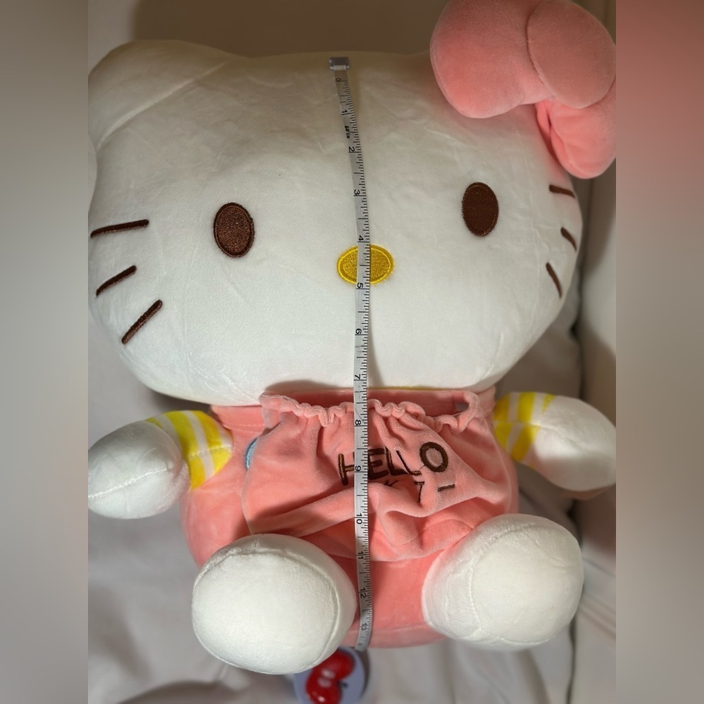 Hello Kitty Plush Toy with Pink Bow ๐ฉท - Picture 2 of 7